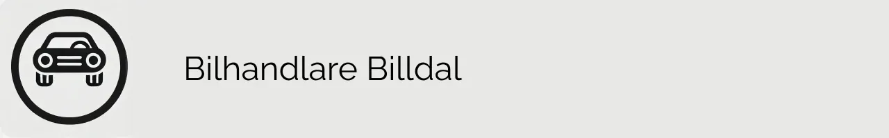 Bilhandlare Billdal