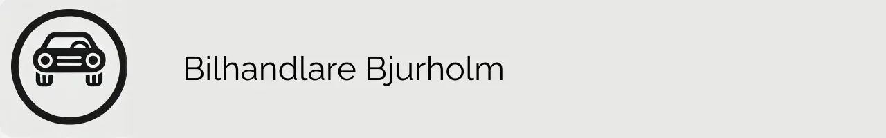 Bilhandlare Bjurholm