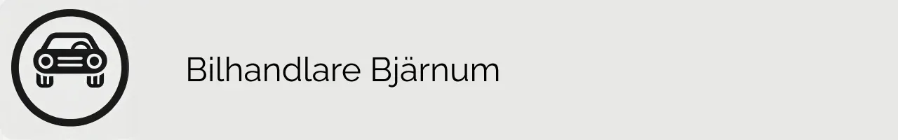 Bilhandlare Bjärnum