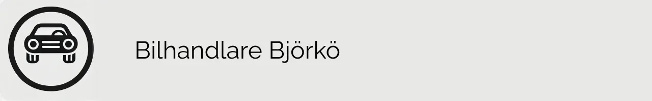 Bilhandlare Björkö