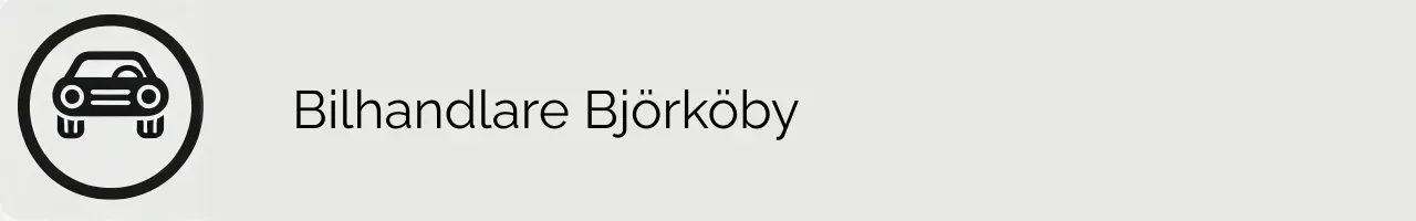 Bilhandlare Björköby