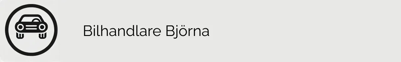 Bilhandlare Björna