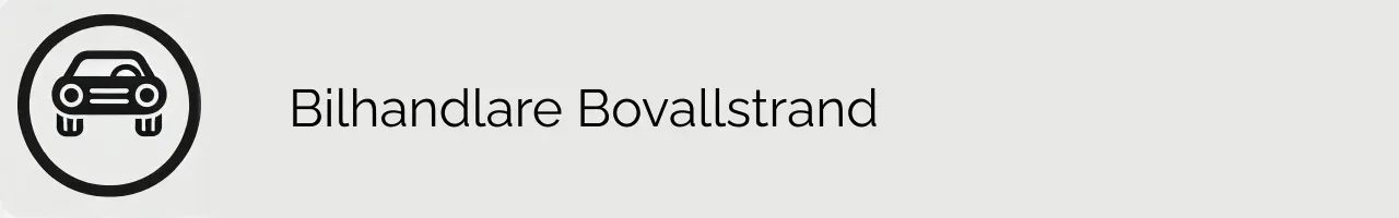 Bilhandlare Bovallstrand