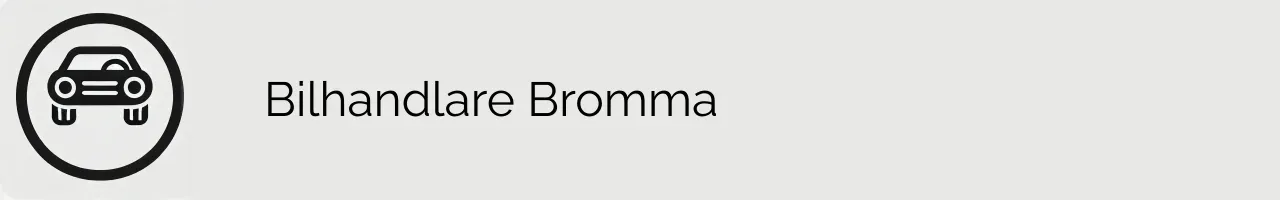 Bilhandlare Bromma