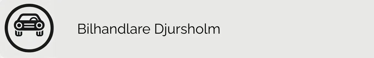 Bilhandlare Djursholm