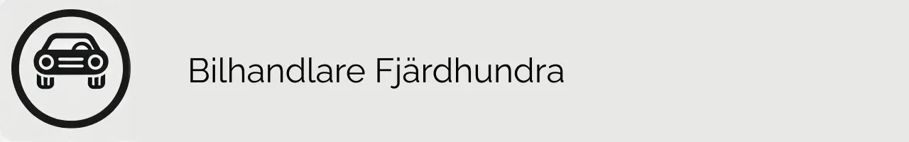 Bilhandlare Fjärdhundra