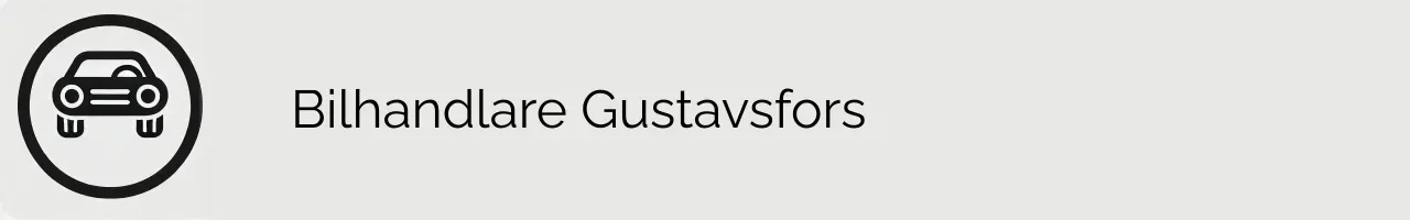 Bilhandlare Gustavsfors