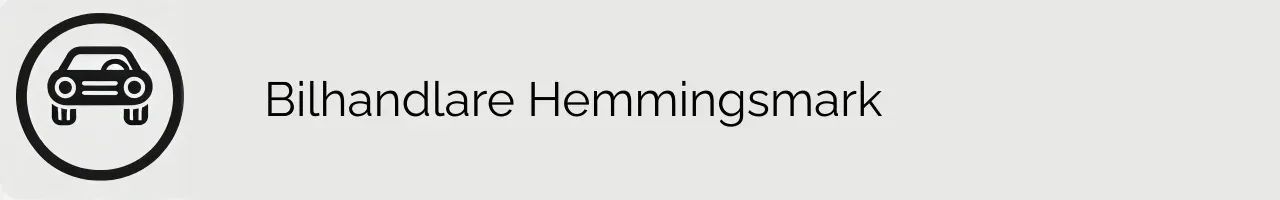 Bilhandlare Hemmingsmark