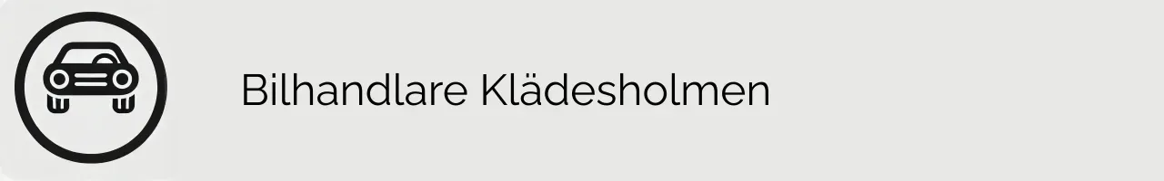 Bilhandlare Klädesholmen