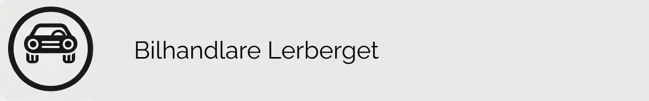 Bilhandlare Lerberget