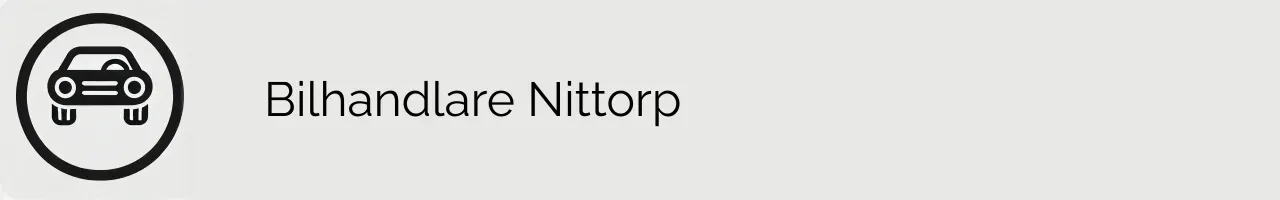 Bilhandlare Nittorp