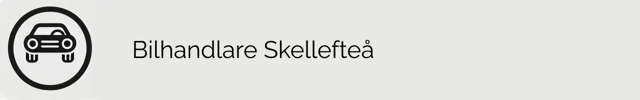 Bilhandlare Skellefteå