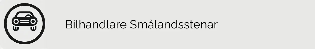 Bilhandlare Smålandsstenar