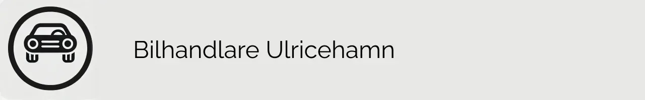 Bilhandlare Ulricehamn