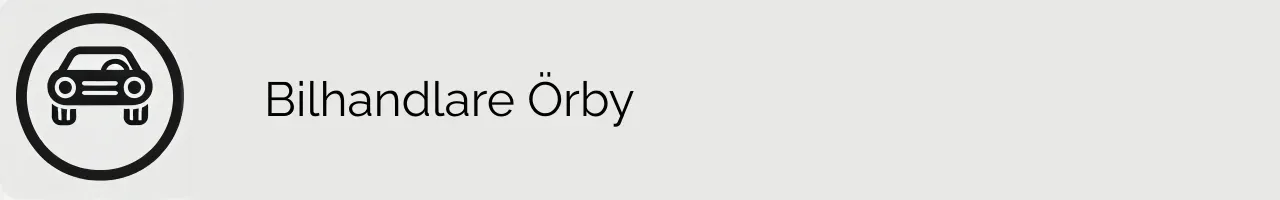 Bilhandlare Örby