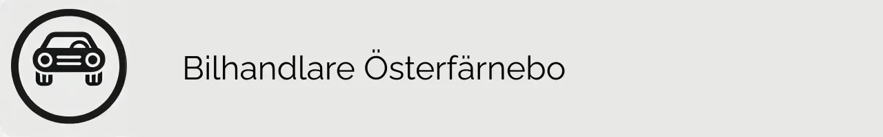 Bilhandlare Österfärnebo